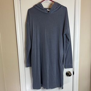 Time and Tru Gray Hoodie Dress size Large